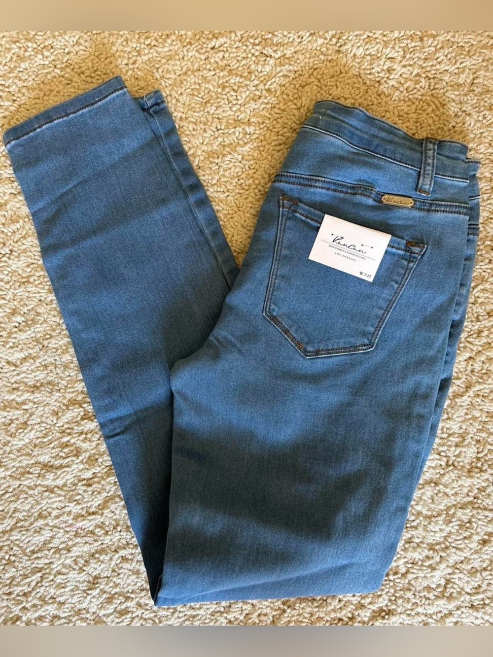 KanCan Classic Blue Skinny Jeans - Light Blue Wash